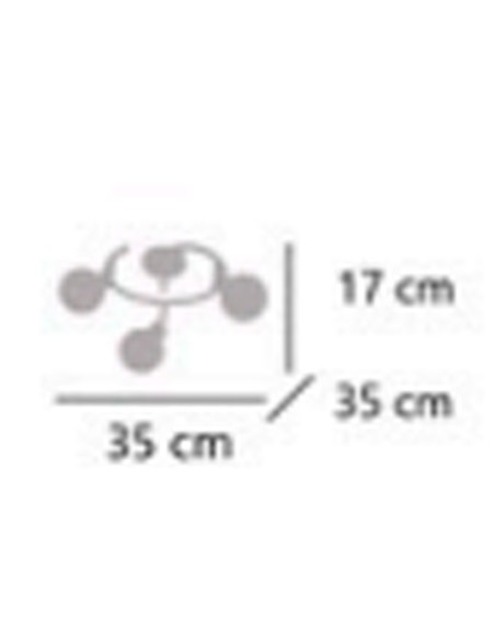 Oferta plafón Rolo negro