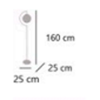 Lámpara para suelo negro oferta