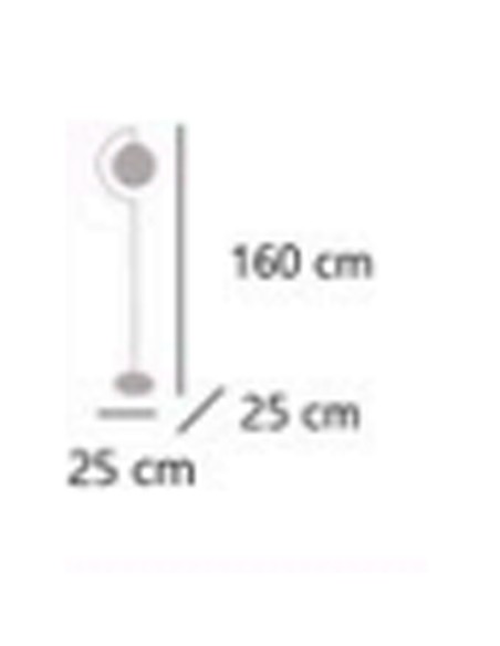 Lámpara para suelo negro oferta