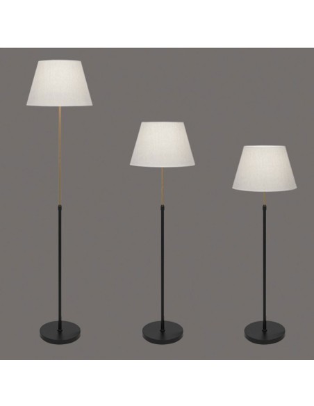 Lámpara de pie de salón distintas alturas