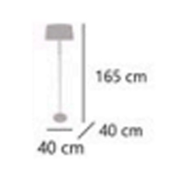 Pie de suelo cuero con cuerpo rizado