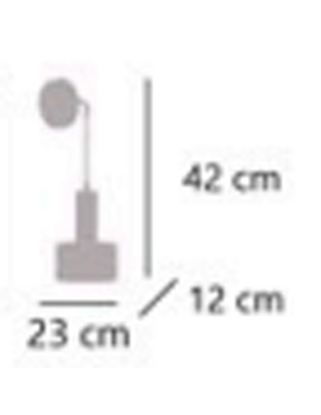 Apliques de pared colgantes