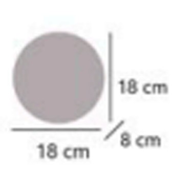 Aplique de pared led 18cm