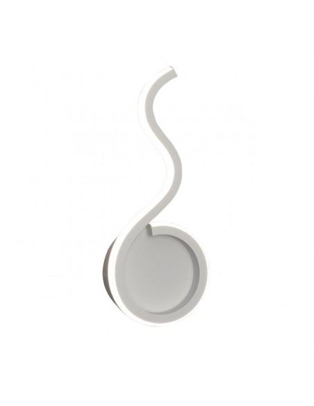 Aplique led caracol blanco