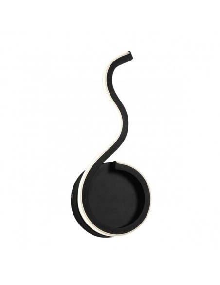 Aplique led caracol negro