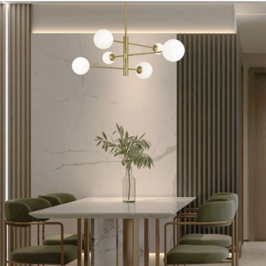 Lámparas oferta con bolas de cristal