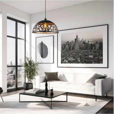 Lámpara india calada