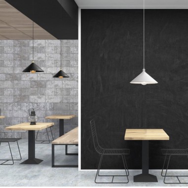 Lámpara rústica chapa barata