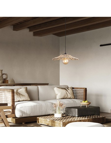 Lámpara ratán muy barata