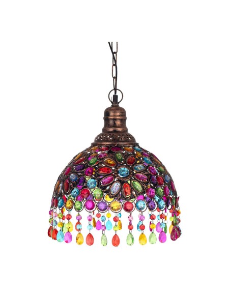 Lámpara moruna acrílico colores