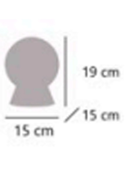 Lámpara de mesa plata satinada barata