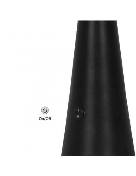 Lámpara de dormitorio barata negra