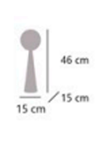 Lámpara de sobremesa interruptor en base