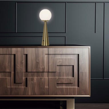 Lámpara de entradita latón con interruptor