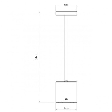 Lámpara de mesa para restaurantes