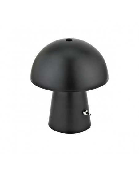 Lámpara sobremesa seta negro