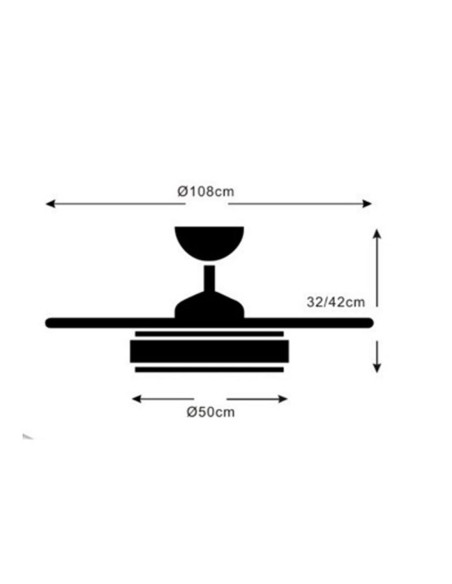 Ventilador retráctil cuero oferta