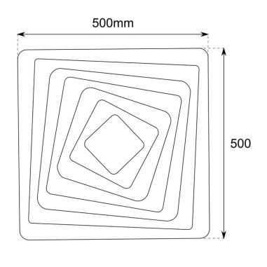Plafón Maya Dimable Mando Apagado...