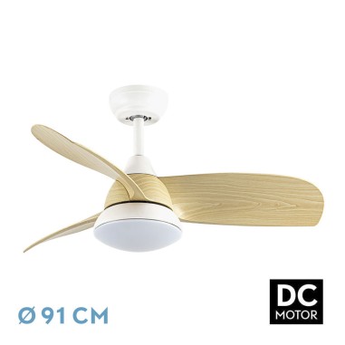 Ventilador Atomo Blanco Haya Motor DC