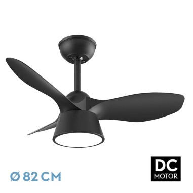 Ventilador Cúbico Negro