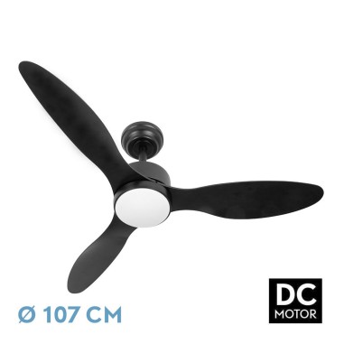 Ventilador de techo DC Serpa negro