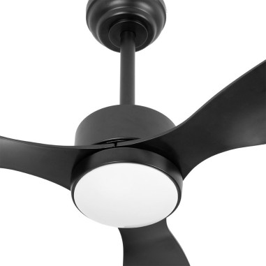 Ventilador Serpa negro de Fabrilamp