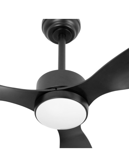 Ventilador Serpa negro de Fabrilamp