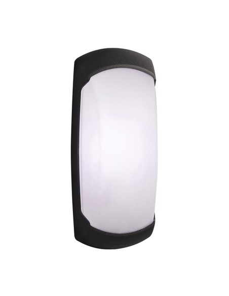 Aplique Resina Negro Exterior IP66