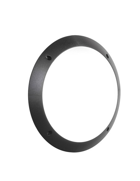 Plafón de Techo o Pared Negro Resina IP66