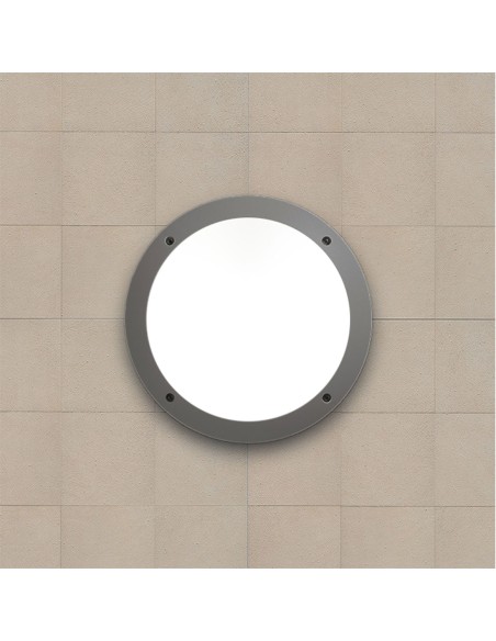 Plafón de Techo o Pared Resina Gris