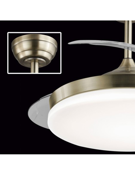 Ventilador oferta regulación de luz