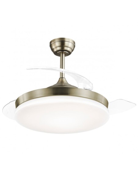 Ventilador de techo Mini Malta cuero