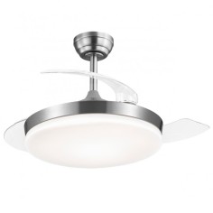 Ventilador mini Malta níquel