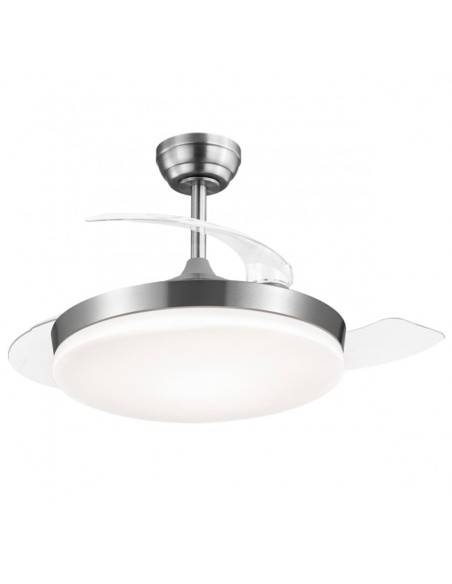 Ventilador mini Malta níquel