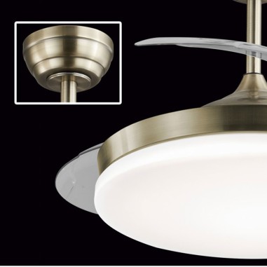 Ventilador fácil montaje cuero