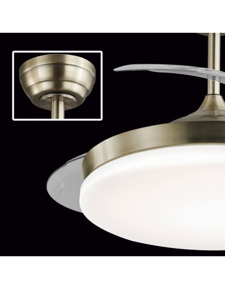 Ventilador fácil montaje cuero