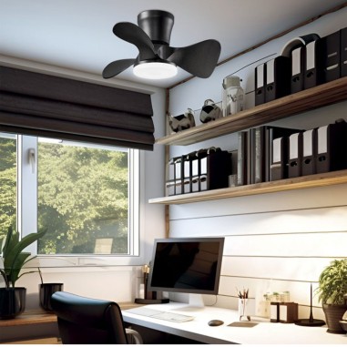 Ventilador de techo Siux negro oferta