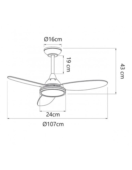 Ventilador Mahón control APP