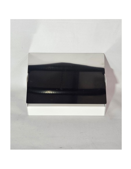 Aplique Plata y Blanco Solapa Orientable