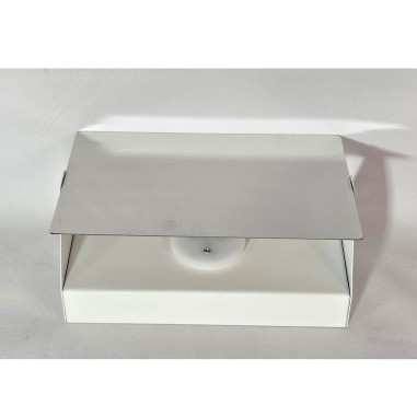 Aplique Plata y Blanco Solapa Orientable