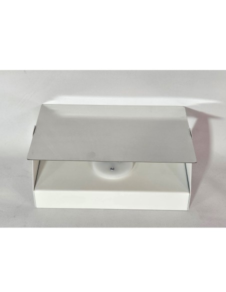 Aplique Plata y Blanco Solapa Orientable