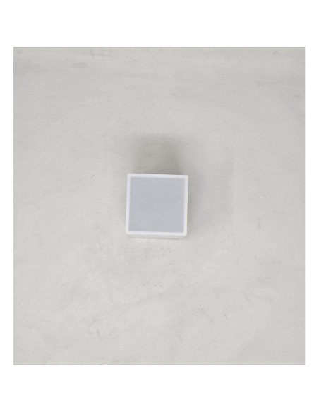 Plafón Led Superficie Cubo Blanco