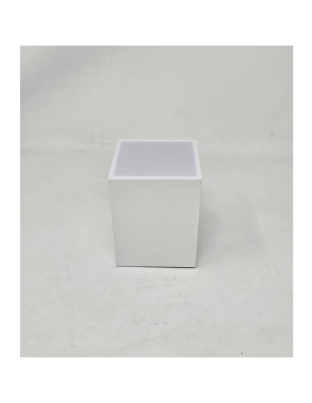 Plafón Led Superficie Cubo Blanco