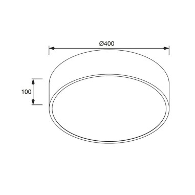 Plafón blanco led barato