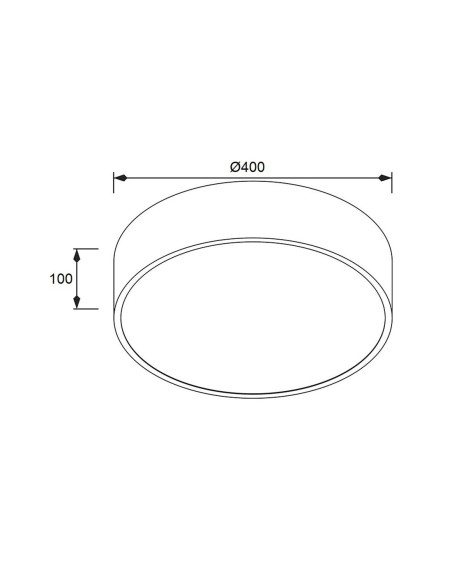 Plafón blanco led barato