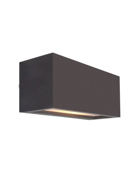 Aplique Utah luz arriba y abajo gris