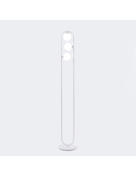 Lámpara de Pie Arco con Tulipas Redondas