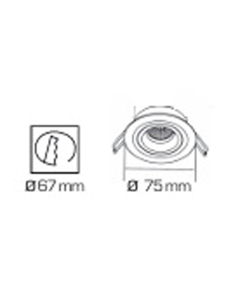 Empotrable Negro con Madera Natural