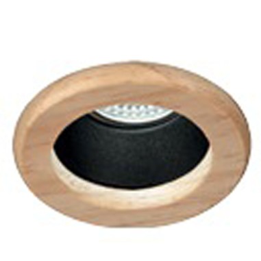 Empotrable Negro con Madera Natural