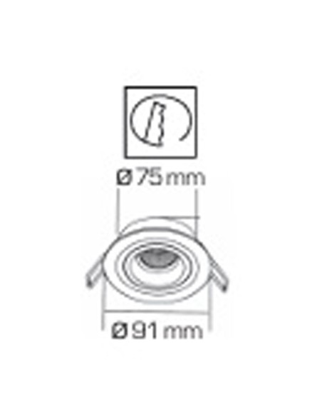 Empotrable Foco Decorativo Pasillo